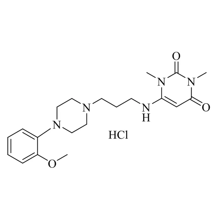 Co dělá urapidil hydrochlorid účinnou antihypertenzní možností?